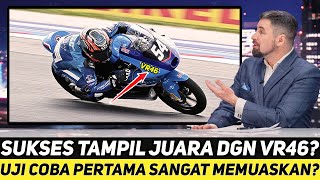 REKOR JUARA VEDA EGA PRATAMA BERAHIR ISTIMEWA ROSSI SIAPKAN KURSI DI TIM VR46 [upl. by Stempson489]