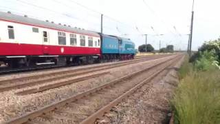 4464 Bittern VERY FAST 90mph 29th June 2013 Ebor Streak [upl. by Joelynn]