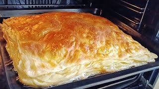 SADECE UN TUZ ve SU‼️DAHA KOLAY LEZZETLİ BÖREK GÖRMEDİM💯KAT KAT EL AÇMASI BÖREK TARİFİ [upl. by Yeargain]