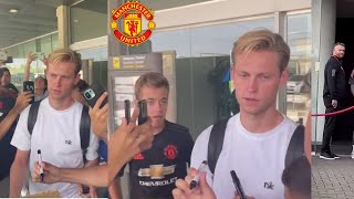 Bombshell Frenkie De Jongs last minute decision amid Manchester United bracket confirms Antony [upl. by Alyakcim]