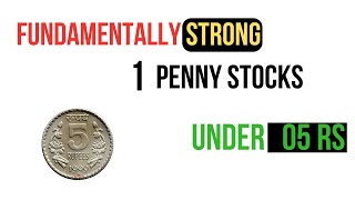 Fundamentally strong Undervalued Penny Stocks under 5rs [upl. by Ainigriv594]