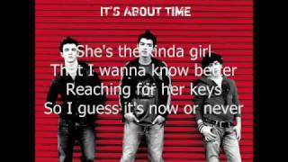 05 6 Minutes Its About Time Jonas Brothers HQ  LYRICS [upl. by Mylan]