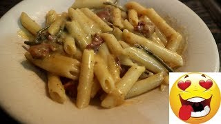 PENNE CON ASPARAGI E SALSICCIA  Ricetta Facile [upl. by Ahsiniuq]