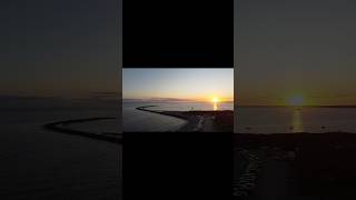 Narragansett Rhode Island  Drone footage narragansett rI sunset drone [upl. by Sukin]