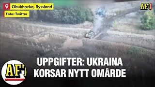 Ukrainas offensiv i Kurs – korsar nytt område [upl. by Aihsei206]