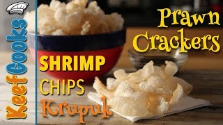 Prawn Crackers  Shrimp Chips  Krupuk  Made From Scratch [upl. by Dnumde]