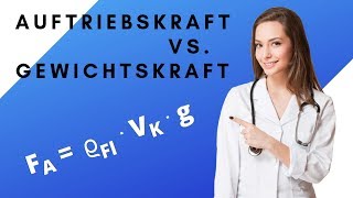 Auftriebskraft vs Gewichtskraft  Physik für Mediziner [upl. by Nairim]