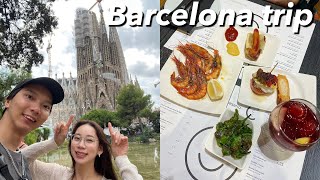 バルセロナ旅行  バルセロナレストラン   食べ物中心の旅🍽️🍸  定番スポット駆け足で💃 [upl. by Hendrika]