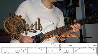 Opeth  The Lepper Affinity Guitar solo with tab solo guitarra tablatura [upl. by Deerdre]