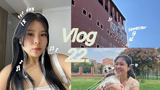 vlog 22 study abroad cal poly slo → uc3m  orientation first day of school what i eat in a day 🚌 [upl. by Secor]