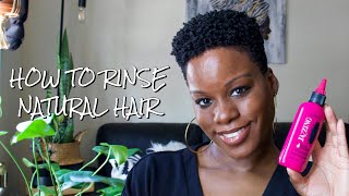 How To Do A Color Rinse On Natural Hair [upl. by Kiyohara673]