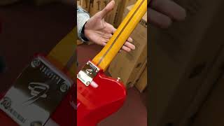 Fender Chris Shiflett Cleaver Telecaster Deluxe Dual P90 Dakota Red And Charcoal Frost Metallic [upl. by Marianna]