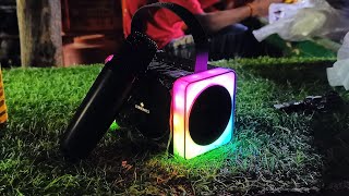 Zebronics Melo portable bluetooth speaker with 15 watt output USB msd of 10h backup karaoke speaker [upl. by Katrine]