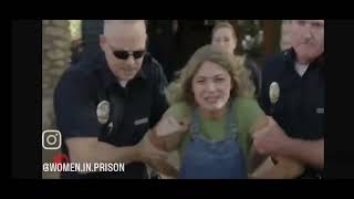 Handcuffed woman crying during arrest [upl. by Pamella138]