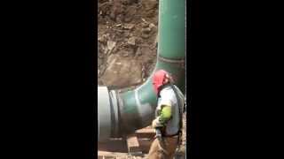 Pipeline Sandblasting [upl. by Anirbaz]