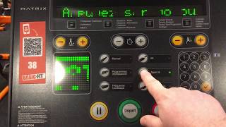 BasicFit  Programmer treadmill Matrix pour un entrainement Spint 8 HIIT sur tapis de course [upl. by Nuahsed]