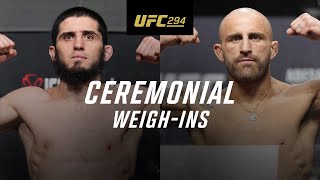 UFC 294 Ceremonial WeighIn [upl. by Jewett]