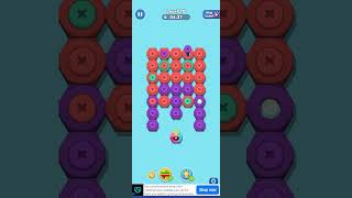 Nut n Bolt sort color Puzzle level 20 imalidotcom Solution gameplay sorting the nut and bolt [upl. by Gerda5]