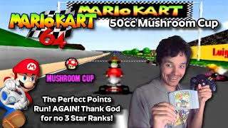 Mario Kart 64 The Perfect Points Run 1  50cc Mushroom Cup Ft Mario [upl. by Champ337]