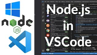 How to Run Nodejs in Visual Studio Code  Nodejs in VSCode [upl. by Clarkin]