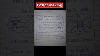 Poster making format class 1112  Poster making format [upl. by Gilberte688]