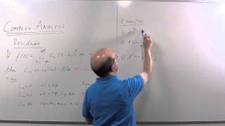 Complex Analysis 13 Residues part 1 essential singularities [upl. by Nitsyrc279]