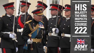 Sovereigns Parade  Commissioning Course 222  British Army [upl. by Red]