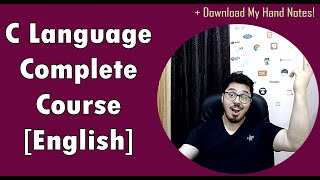 C Language Tutorial for Beginners With Notes 🔥 [upl. by Hefter352]