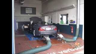 2014 04 12 SL 55 AMG Dyno [upl. by Akimik811]