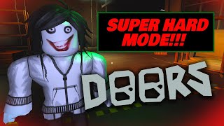 Super Hard Mode in DOORS is INSANE [upl. by Terrill]