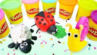 Play doh hamur oyunları Oyun hamuru ile hayvanlar [upl. by Alekim433]