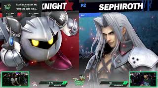 Game Lab Smash 92 LVis Metaknight Vs Kei Sephiroth [upl. by Llirrehs]