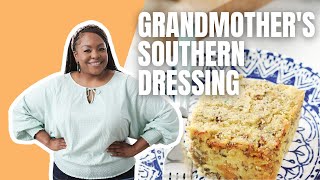 Kardea Browns Southern Dressing ​ Kardea Browns Southern Thanksgiving  Food Network [upl. by Snodgrass]