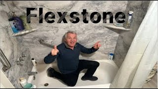 Flexstone shower one year later  is it compatible with Red Guard waterproofing [upl. by Osner265]