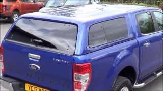 Ford Ranger Mk5 Aeroklas Leisure Hardtop Canopy [upl. by Gae]