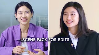 Hoyeon Jung latest Interviews scene pack for edits Kang Sae Byeok Squid Game [upl. by Trebmal331]