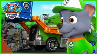 Rocky sprząta plażę swoją nową śmieciarką do recyklingu  Psi Patrol PAW Patrol po polsku [upl. by Otrebogad380]