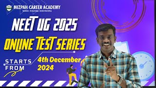 NEET UG 2025 Online Test Series  NEET 2025 Mock Test Series  Target 720  Mizpah Career Academy [upl. by Esirehs]