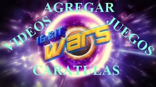 COMO AGREGAR VIDEOS CARATULAS Y JUEGOS A COINOPS 16 BIT WARS coinops [upl. by Atnoed]