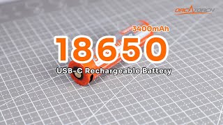 Guide to OrcaTorch 18650 USBC Battery [upl. by Neirrad]