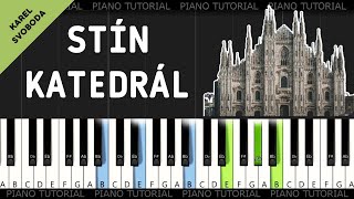 Stín katedrál  Karel Svoboda  Petr Muk  H Vondráčková  V Neckář  Rebelové piano tutorial [upl. by Ibob924]