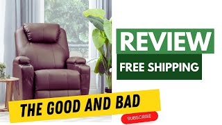 Faux Leather Heated Massage Chair Review  Latitude Run  Wayfair  Good And Bad  Habib655 Dawyen [upl. by Marla]