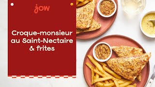 Croquemonsieur au SaintNectaire amp frites [upl. by Sasha]