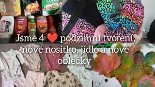 VLOG  jsme 4 ❤️ tvoření nové nosítko mamabox oblečky povídání [upl. by Niatsirt920]