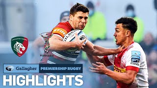 Leicester v Harlequins  HIGHLIGHTS  Tight Battle at a Packed Welford Road  Premiership 202122 [upl. by Egarton299]