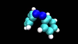 Simulation of photoisomerization of cisazobenzene [upl. by Leanora]