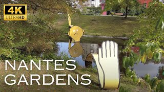 Île de Versailles and Jardin des plantes Nantes  France  Walking tour 4k [upl. by Eleph]