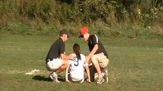 20111008 Girls Soccer RCH vs PCS  15  2nd Half  Cassondra French Hurt Knee And Helpmpg [upl. by Nairoc]