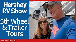 RV Show Hershey PA 5th Wheel amp Travel Trailer Tours [upl. by Ayila686]