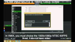 USB30 FEBON198 UVC HDMI capture card work on WINDOWS VMIX [upl. by Noid825]